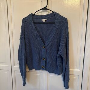 American Eagle Knit Navy Cardigan